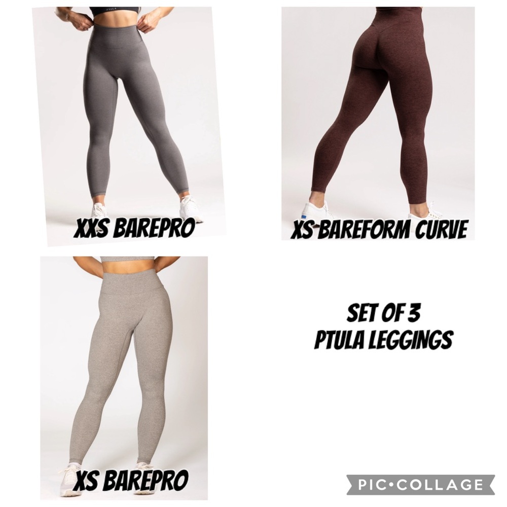 Bundle of 3 Ptula Leggings XXS, XS NWT